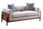 Pelton Loveseat With 2 Toss Pillows - Walnut