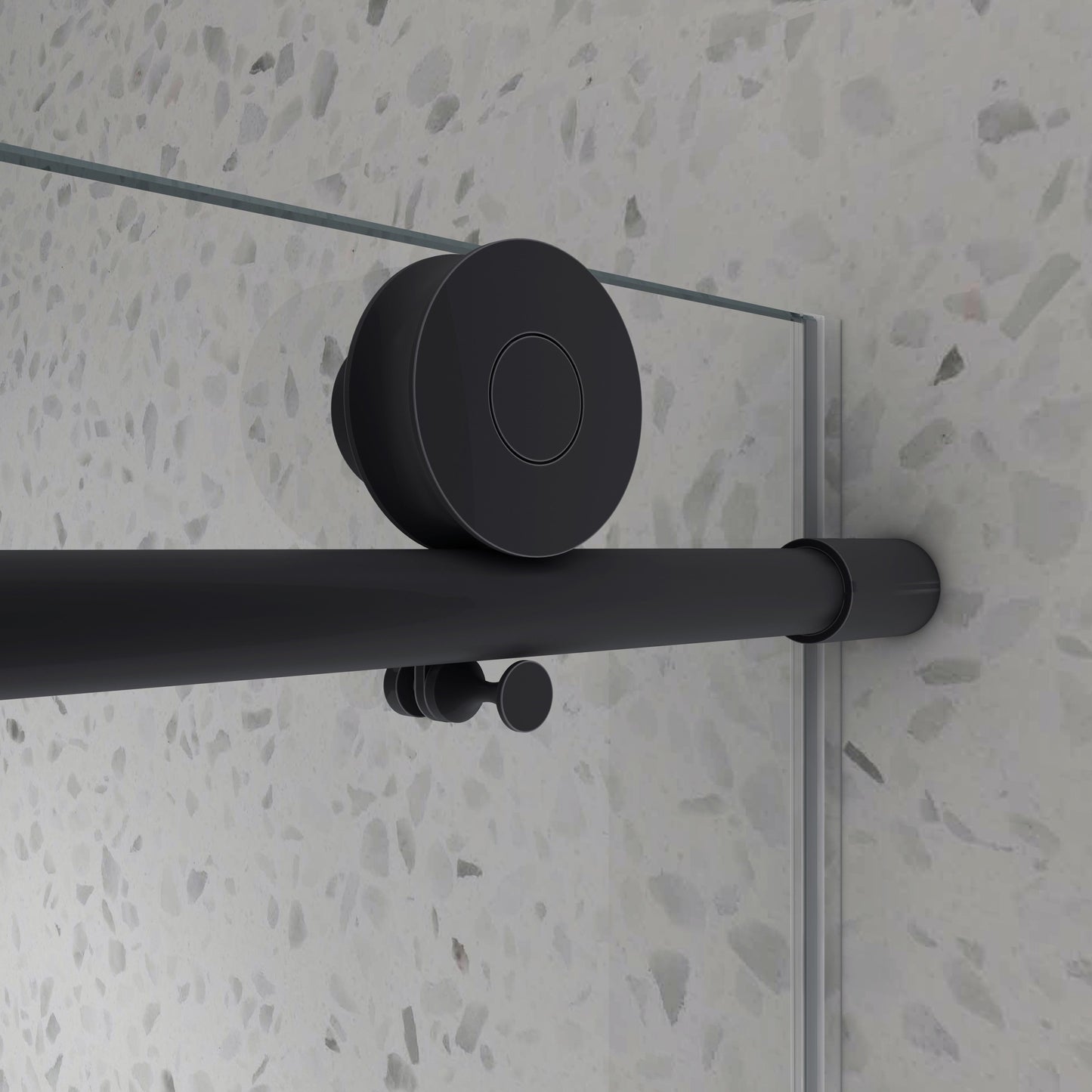 6063 Matte Tempered Glass Shower Door