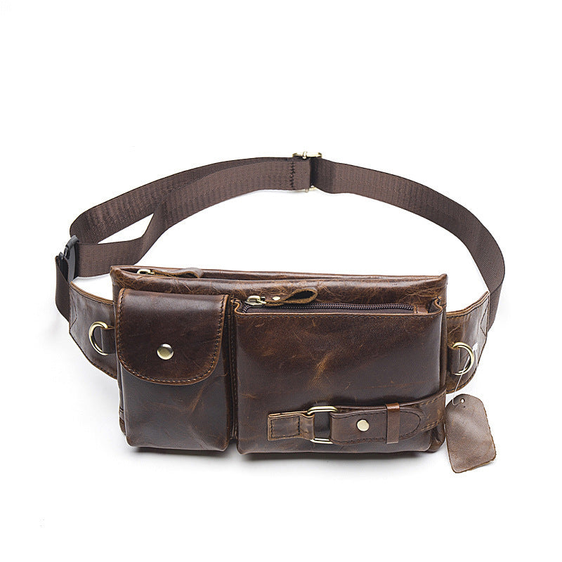 Multifunctional Mens ShoulderCrossbody Waist Bag