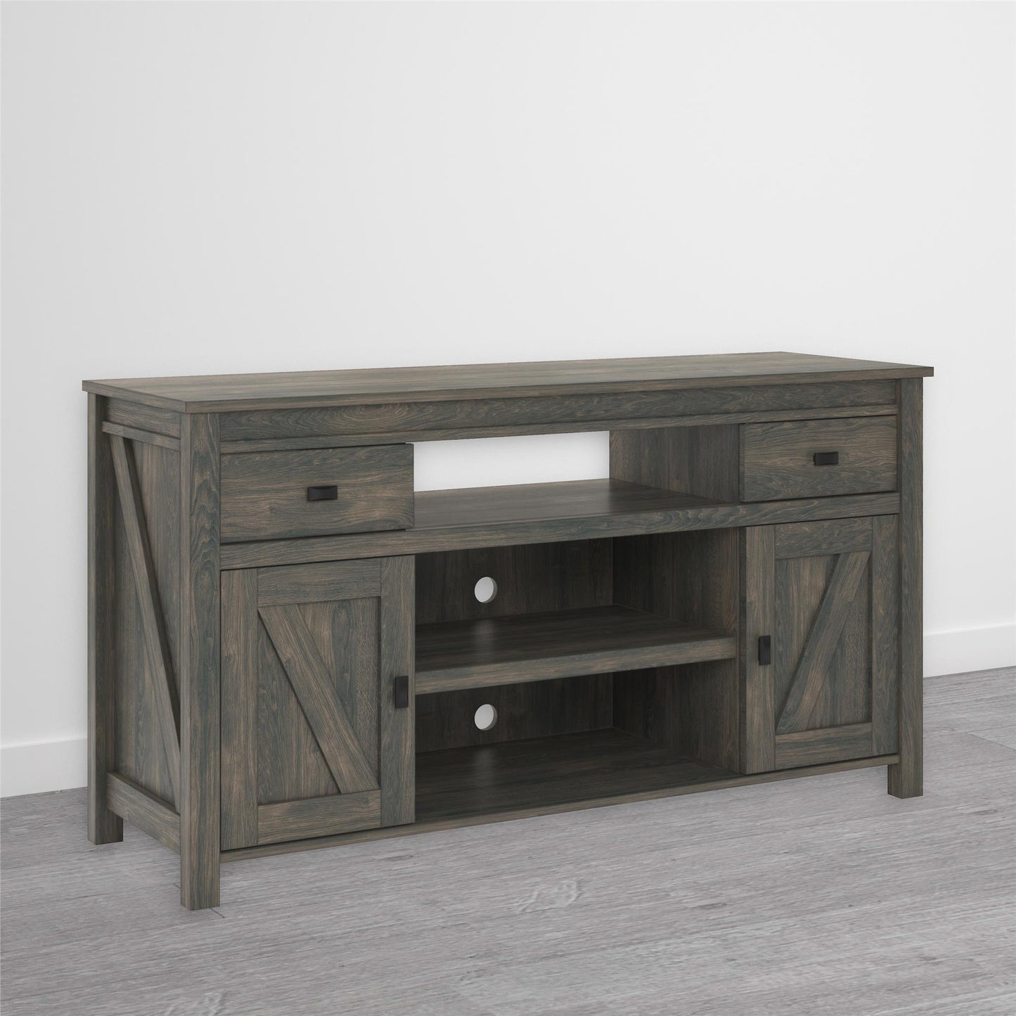 Farmington - TV Stand For TVs Up To 60" - Oak