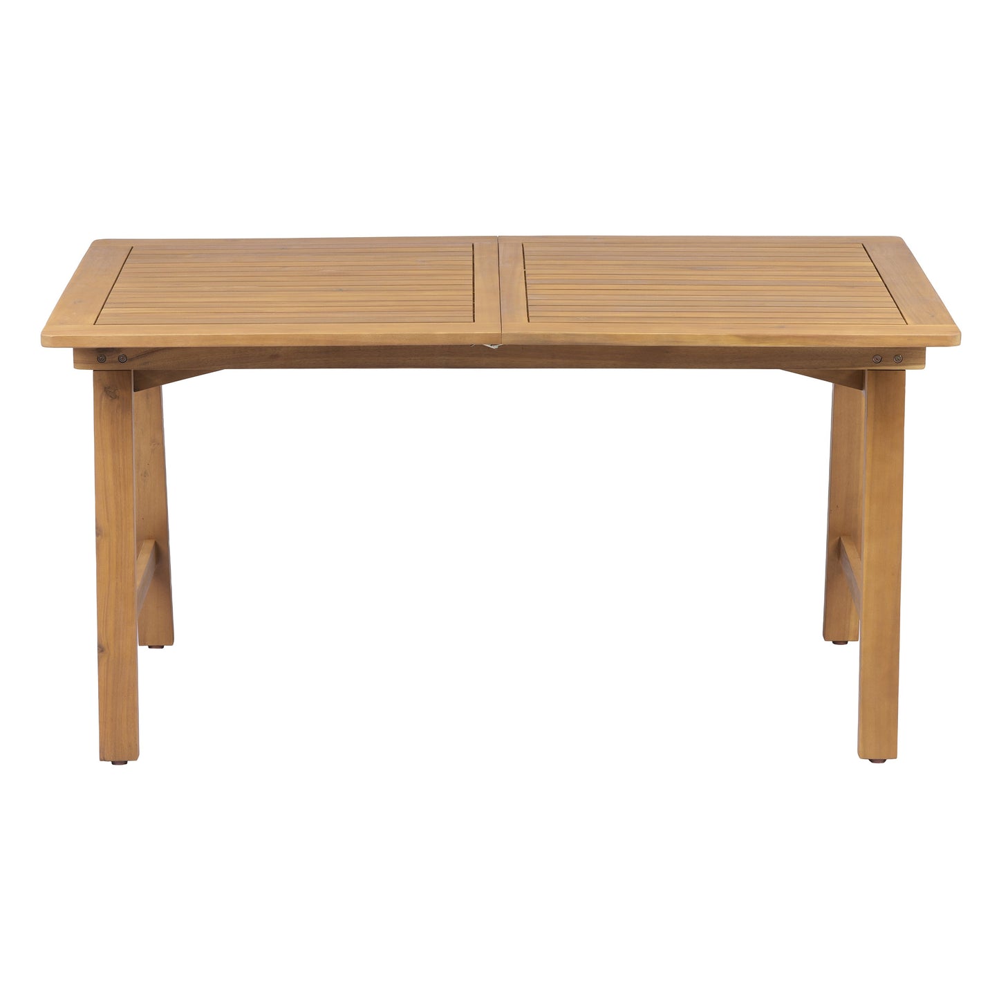 Extendable Acacia Wood Outdoor Dining Table