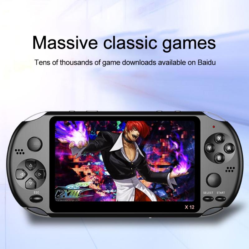 Single system Handheld game console X12 large-screen massive arcade collection version 8GPSP