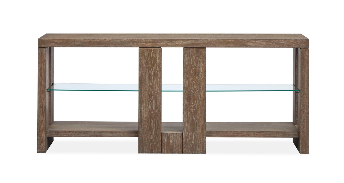 Cypress - Console Sofa Table - Spiced Brown