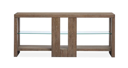 Cypress - Console Sofa Table - Spiced Brown