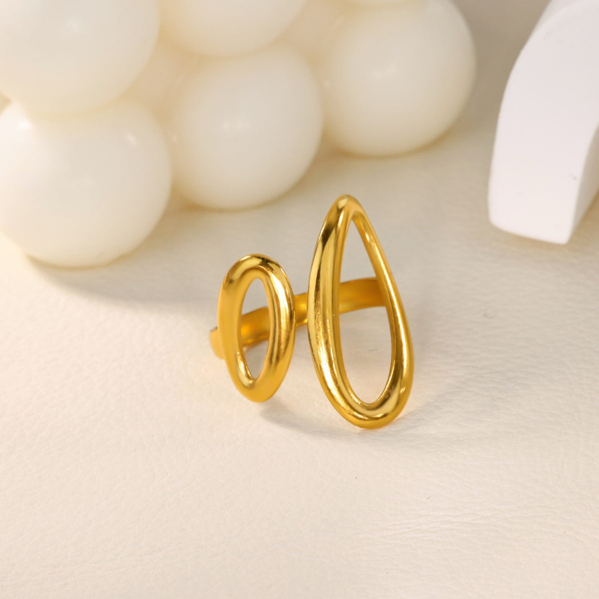 Creative Alien Big Wave Open Ring For Women