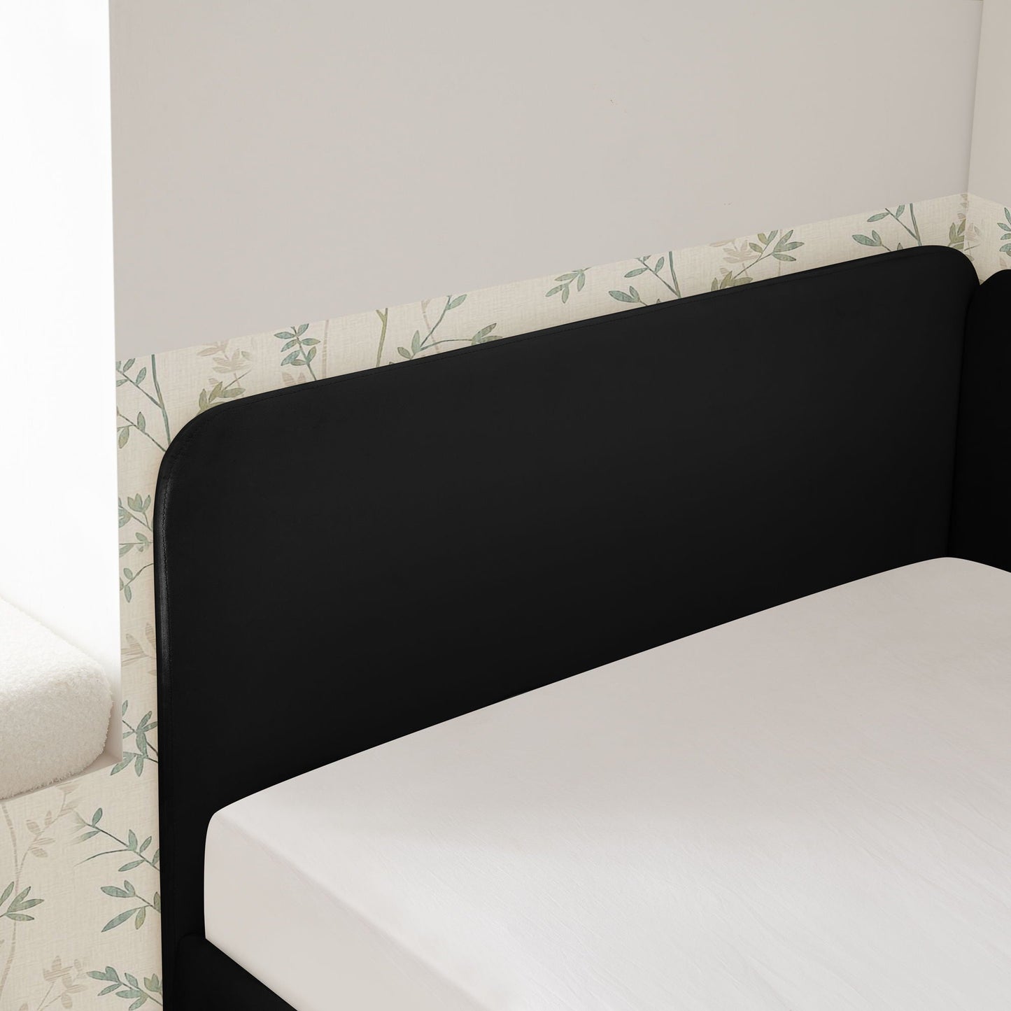 Upholstered Platform Bed Frame With 2 Storage Drawers And Adjustable Sofa Bed
