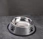 Printed Non-slip Bowl Cat Stainless Steel Food Basin Rice Bowl