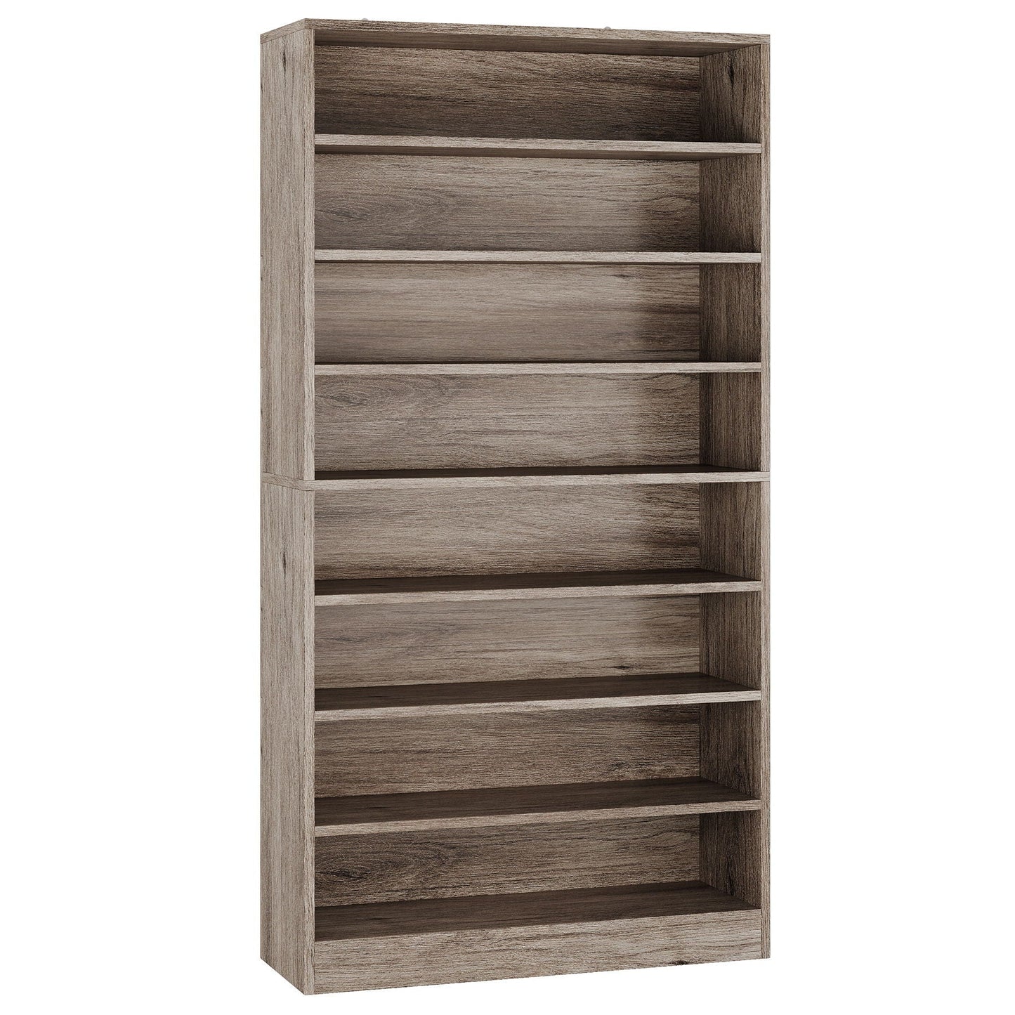 9 Tier Freestanding Shoe Cabinet with Open Design