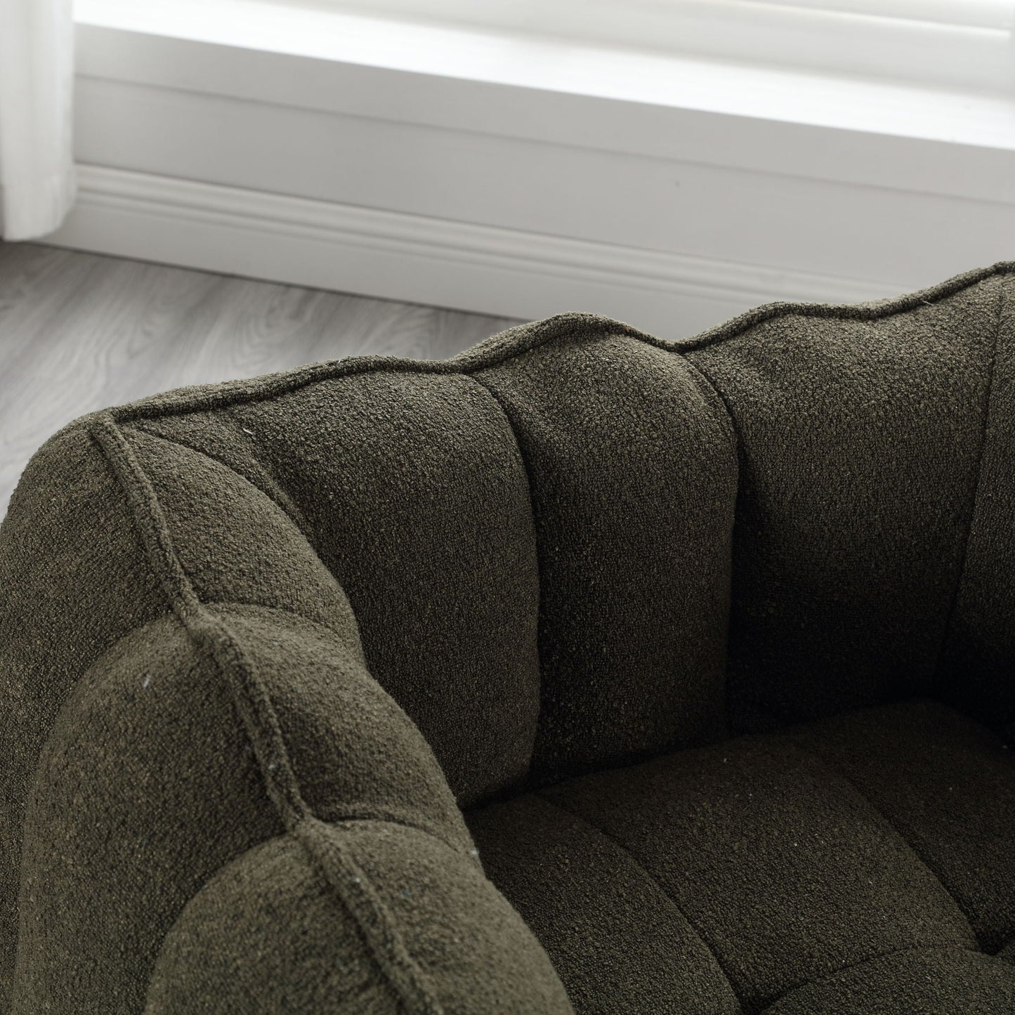 Soft Bean Bag Chair With High Resilient Foam
