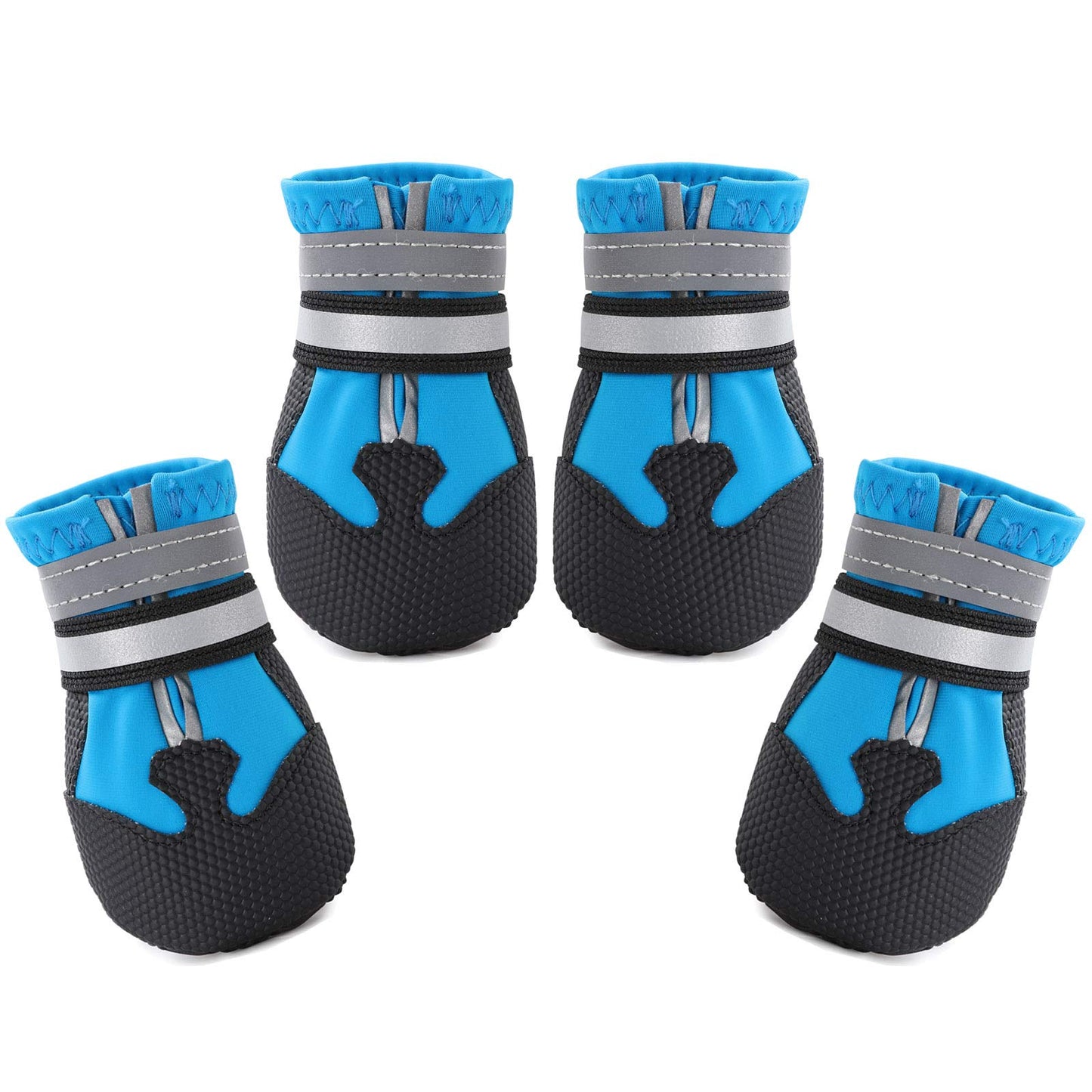 DiWater-Resistant Dog Boots For Medium Large Dogs,Non-Slip Dog Shoes For Winter Snow,Lightweight Paw Protector For Cold Pavement,Soft Dog Booties For Outdoor Walking Indoor Hardfloors