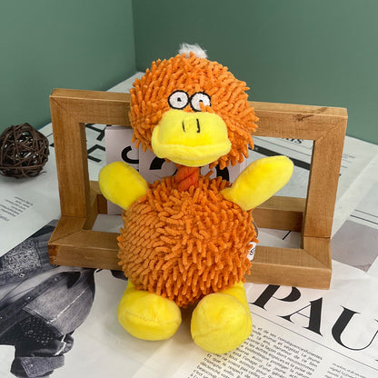 Dog Bite Sound Pet Plush Toy Standing Posture Microfiber Animal Bite-resistant Bends And Hitches Doll