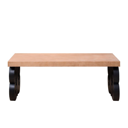 Ornate Scroll Base Coffee Table