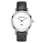 Stylish And Minimalist Two-hand Leather-strap Watch For Men And Women