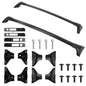 Car Roof Rack Cross Bars Aluminum Alloy Cargo Carrier Rooftop Crossbars Fit for Toyota RAV4 2019-2024 with Side Rails for Cargo Carrier Bag Kayak Bike