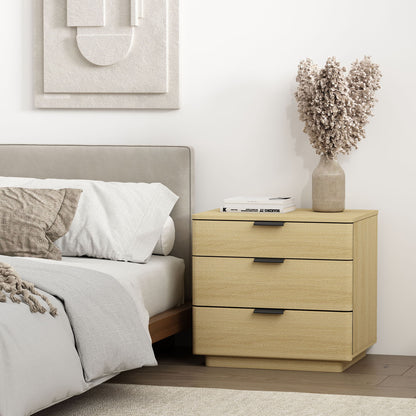 Payton - Nightstand & 3 Drawers - Oak