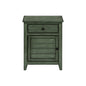 Accent Nightstand, Storage Drawer, Transitional