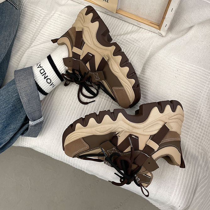 Women's Fashionable All-match Chunky-soled Sneakers