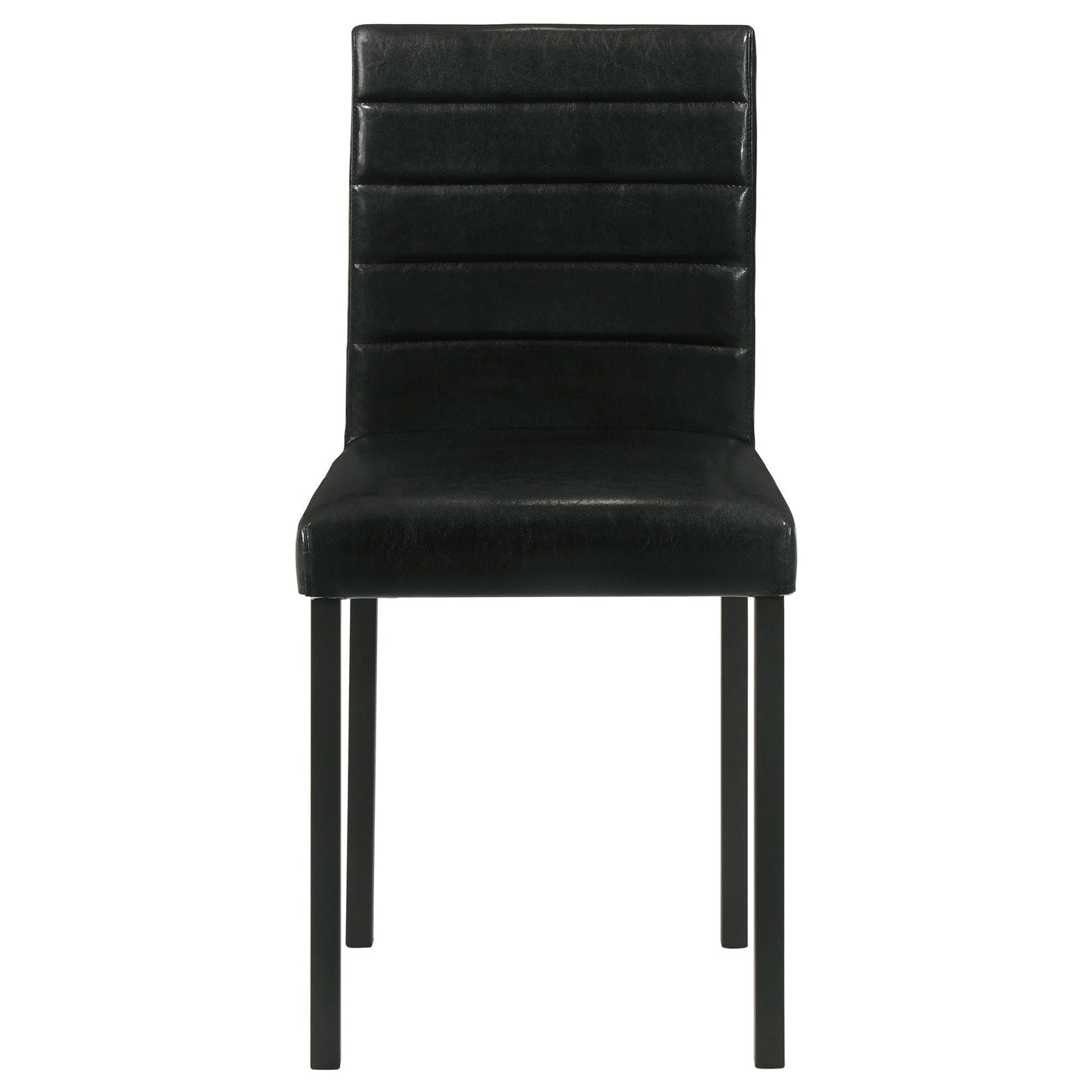 Garza Upholstered Dining Side Chair Black (Set of 4)