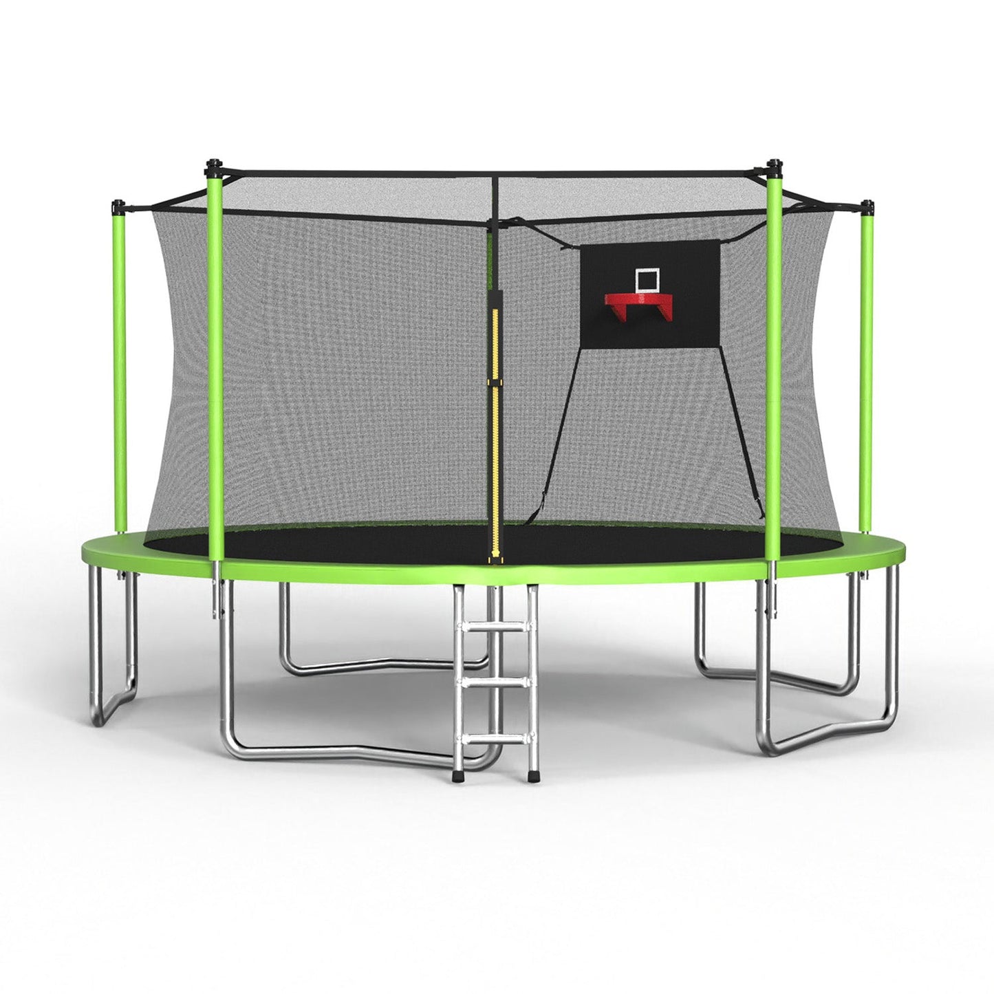 14FT Sports Fitness Trampoline with Enclosure Net