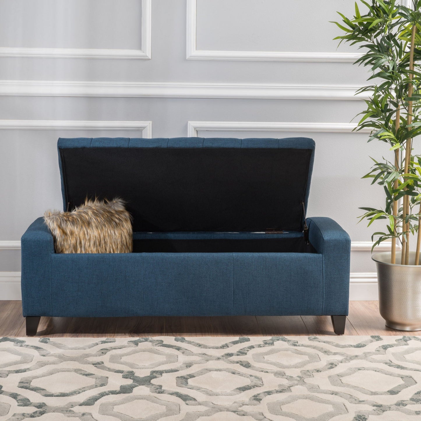 Guernsey Ottoman Storage With Tufted Top