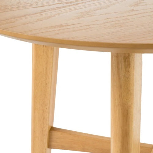 Mid-Century Modern Round Bar Table – 42" High Bar Table with Tapered Legs