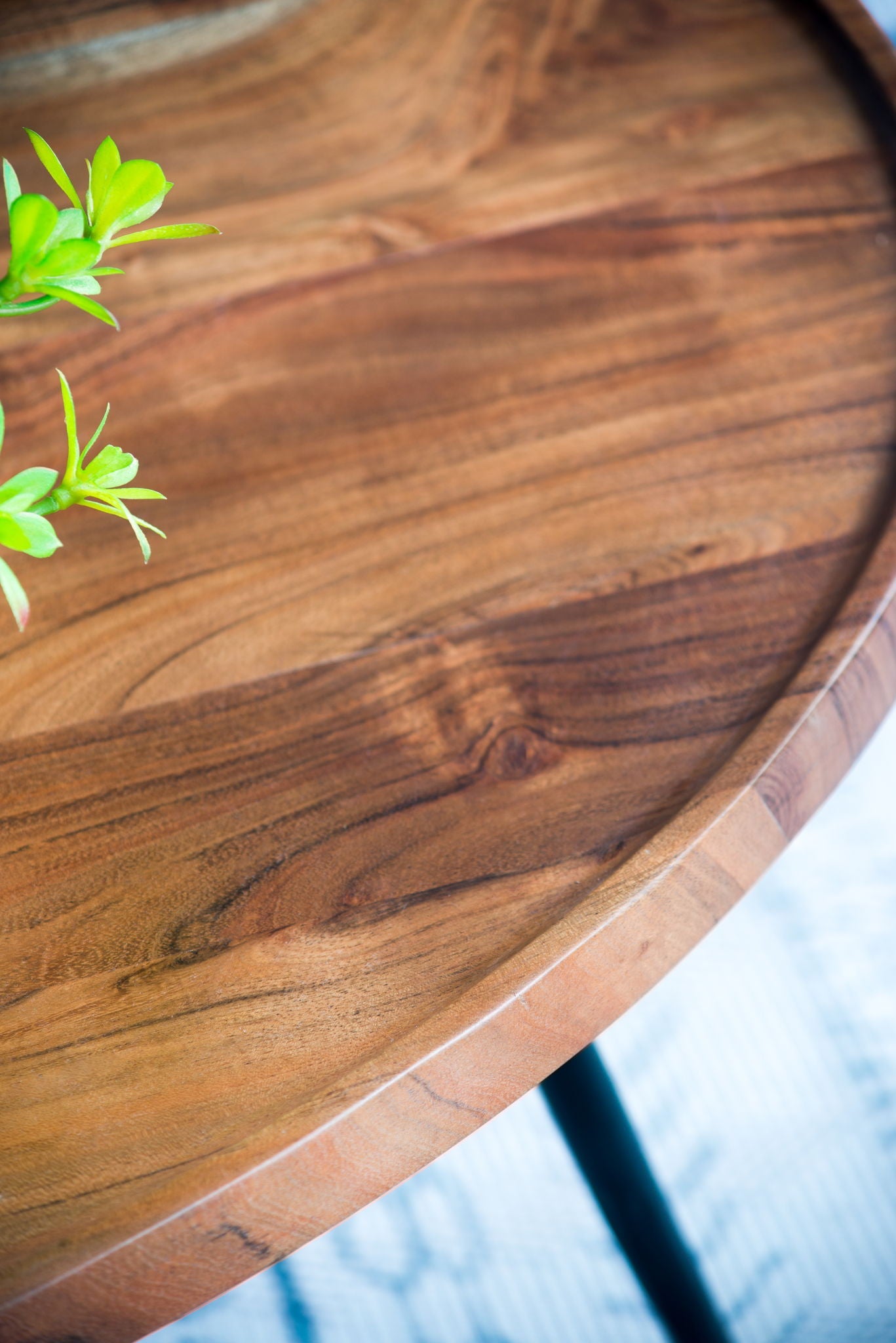 Oval Coffee Table - Brown