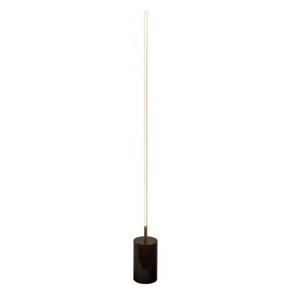 Prism - LED Floor Lamp With On / Off Switch Base - Gold / Marble