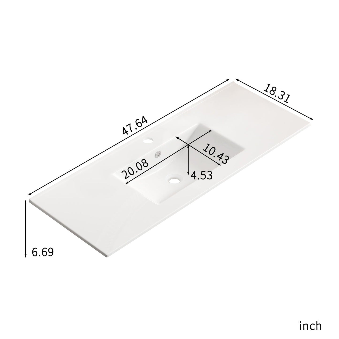 Bathroom Sink, Countertop Wash Basin For Bathroom