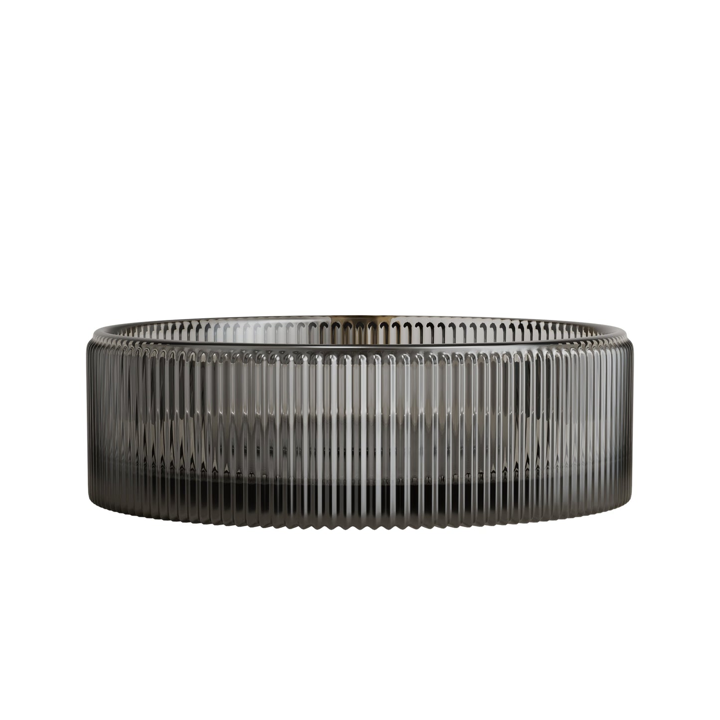 Sonny 16'' Bathroom Round Crystal Glass Sink Transparent