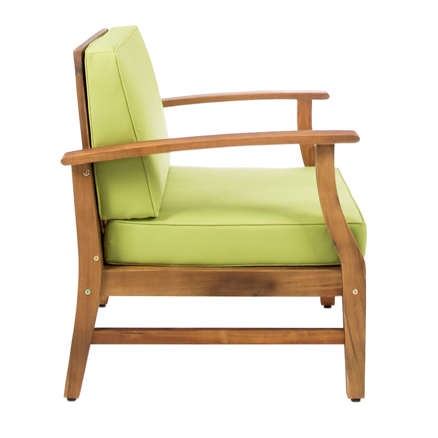 Perla Contemporary Club Chair with Water Resistant Cushion