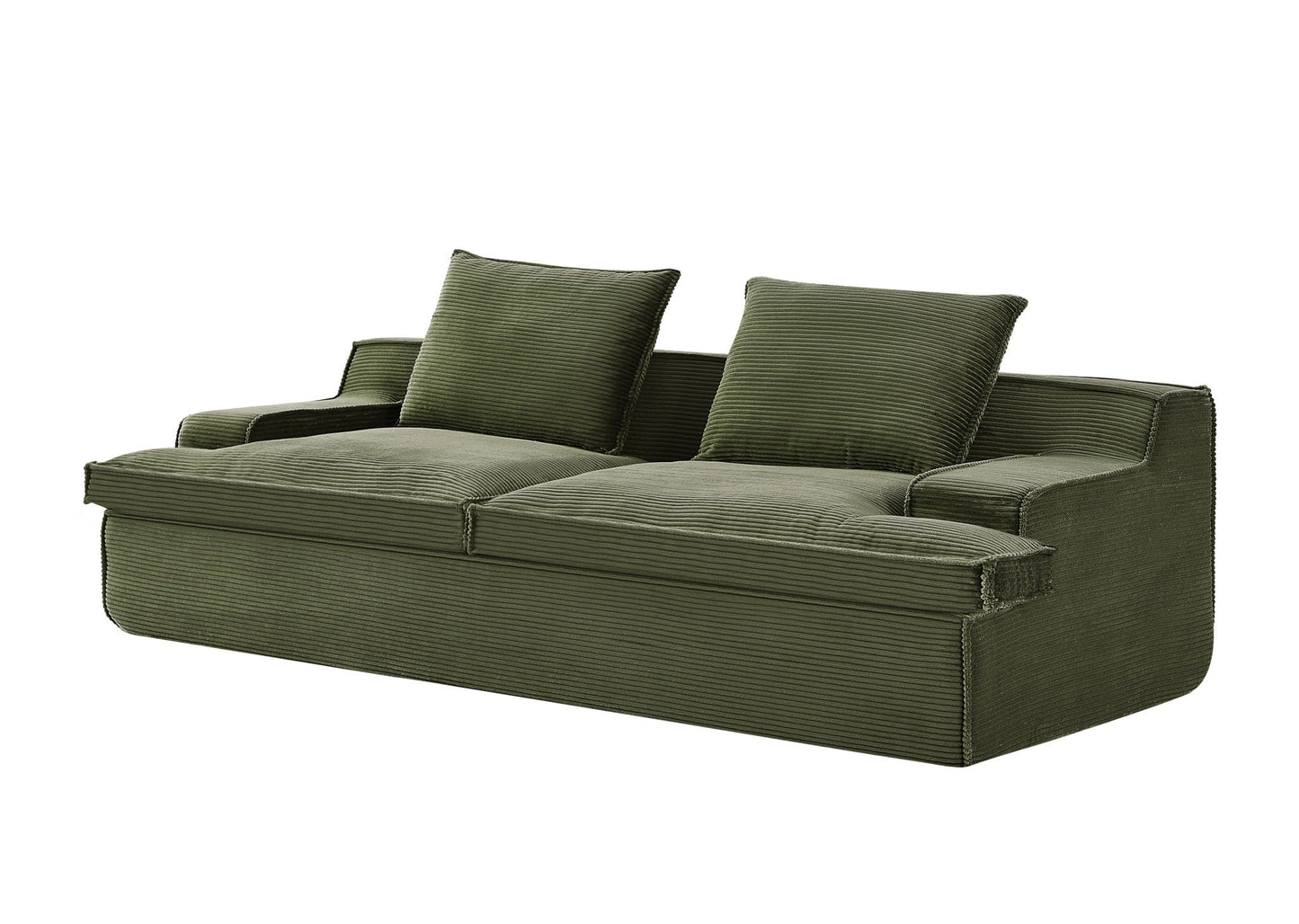 Nimbus - Oversized Full Foam 4 Seater Couch For Living Room Upholstered In Soft, Wide Armrests