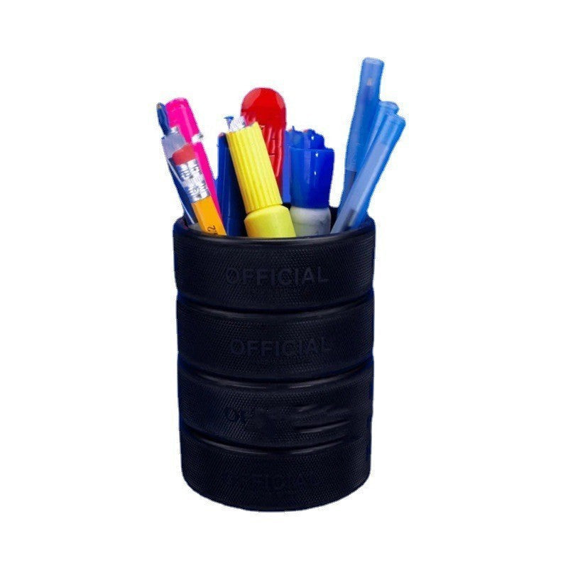 Hockey Cup Set Pen Holder Sports Gift Puck Hockey Decor Christmas Decorations