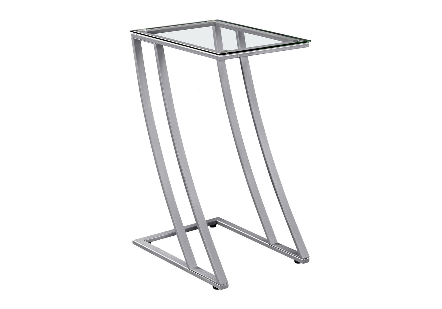 Accent Table C-Shaped with Sturdy Construction