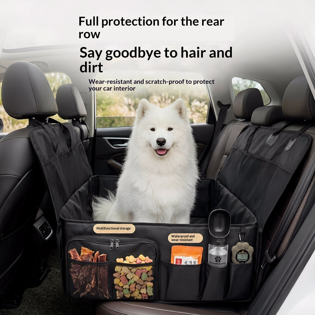 Pet Car Seat Cover Waterproof Multifunctional Car Pet Mat Dog Mat Comfortable Breathable Pet Supplies