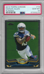 Graded 2013 Topps Chrome Keenan Allen #14 Running Rookie RC Football Card PSA 10 Gem Mint