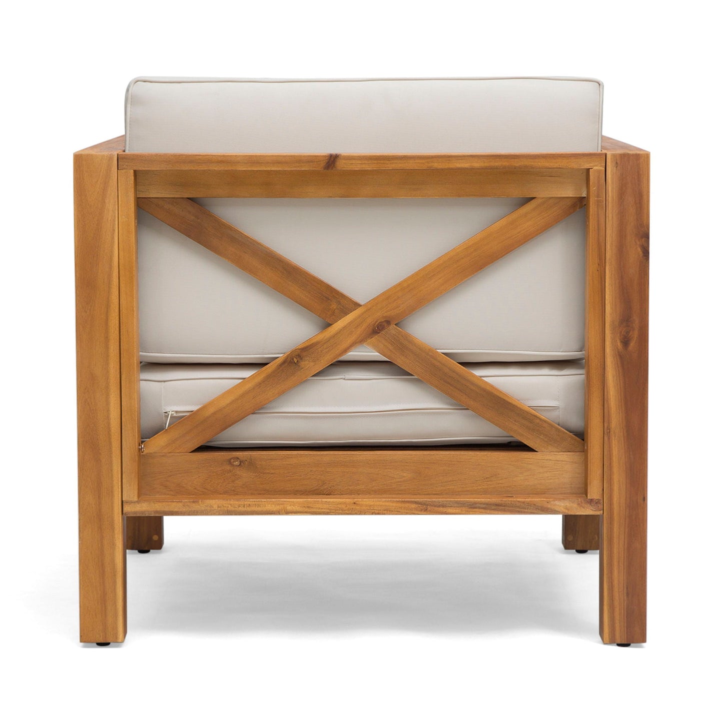 Brava Mid-Century Modern Club Chair with Water Resistant Cushions