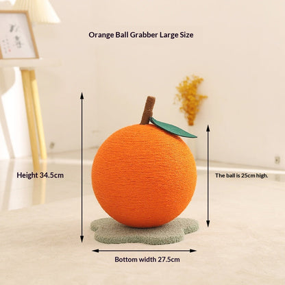 Cat Scratching Board Hemp Rope Ball Oversized Claw Grinding Board Scratch-resistant Scrap-resistant Self-relief Cat Toy Pet Supplies