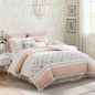 9 Piece Cotton Percale Comforter Set Blush