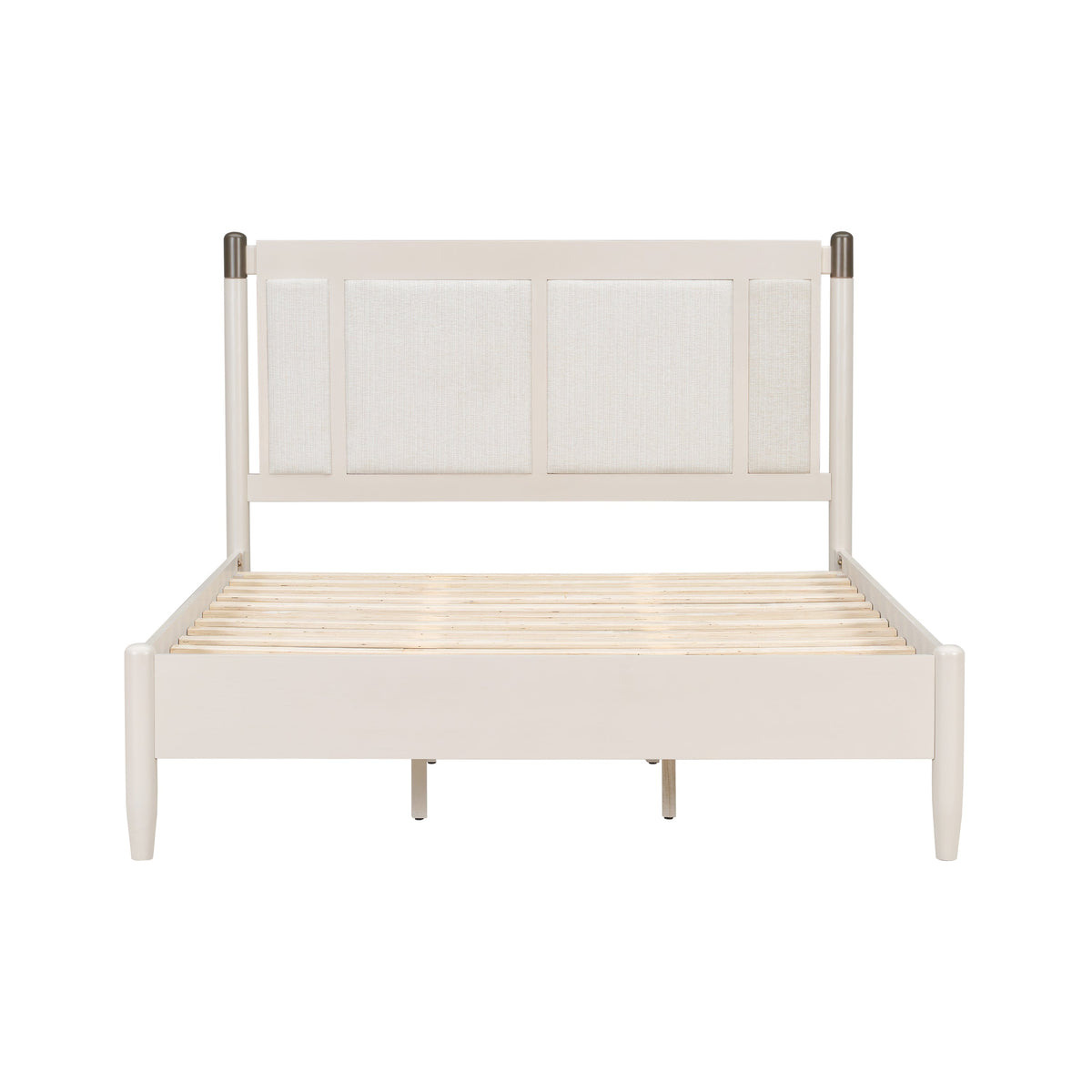 Solid Wood Queen Bed - Heavy Duty Support