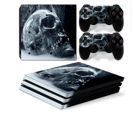 PS4 Pro Anti-Scrape Geometric Pattern Sticker | Durable Protection for Gaming Console