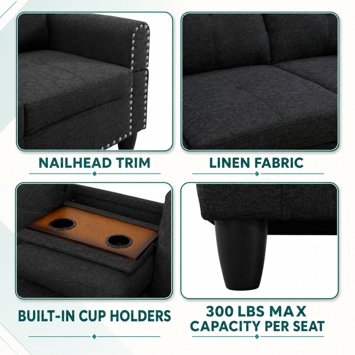 L-Shaped Sectional Sofa