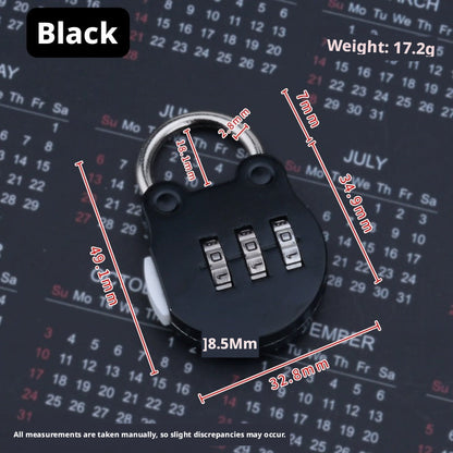 Student password lock-black-1