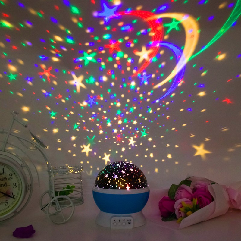 FlipStylez™ Celestial Pearl Multi-Mode Smart Projector | 360° Rotating Starry Sky Projector & Night Light with 6 Projection Films