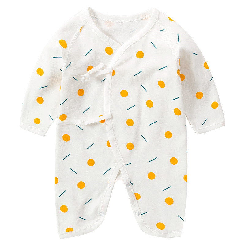 Newborn One-Piece Garment Spring Cotton-Padded Clothes Class A Clothing Bag Fart Suit
