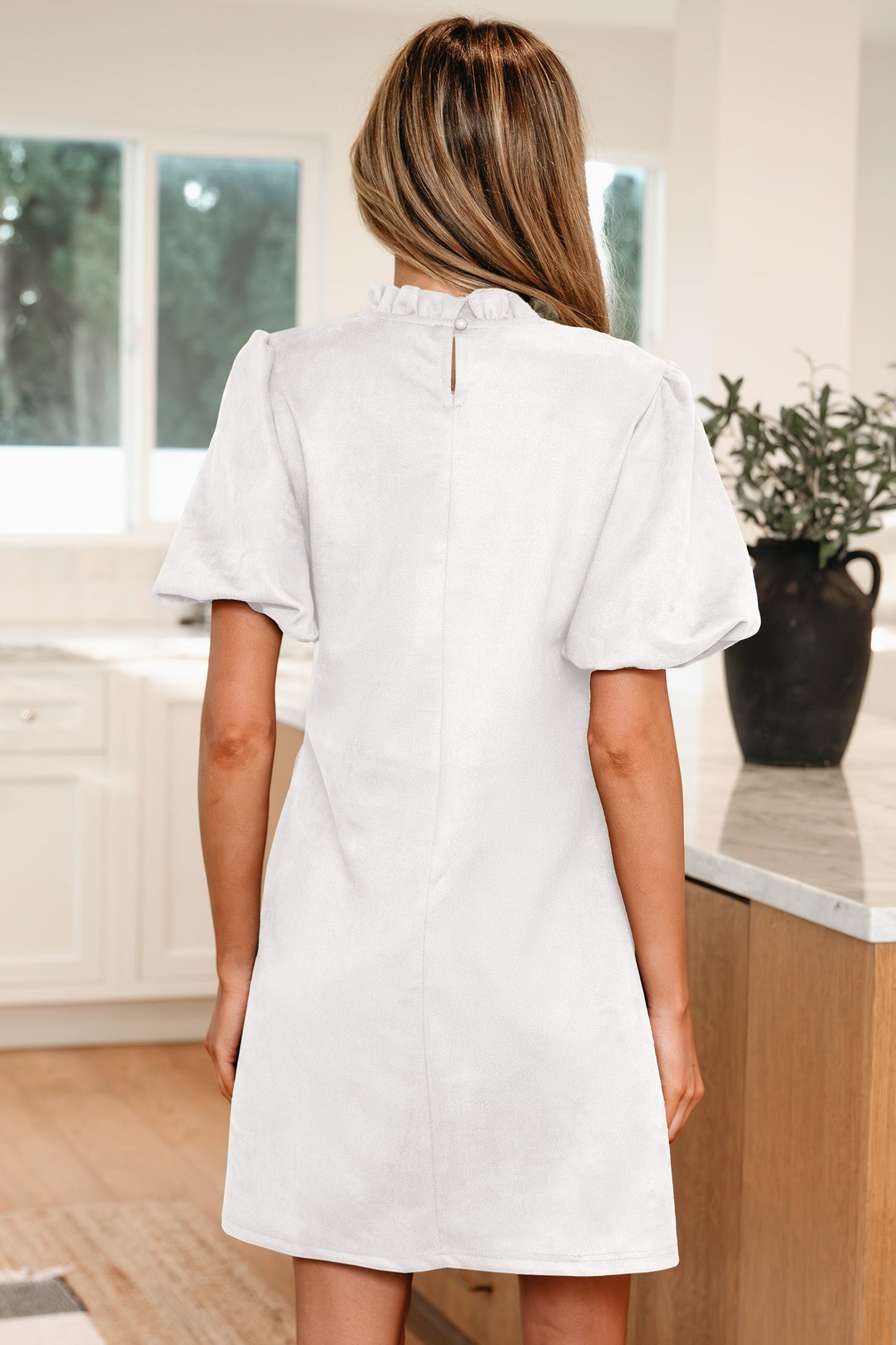 Trinity Sleeve Shift Mini Dress