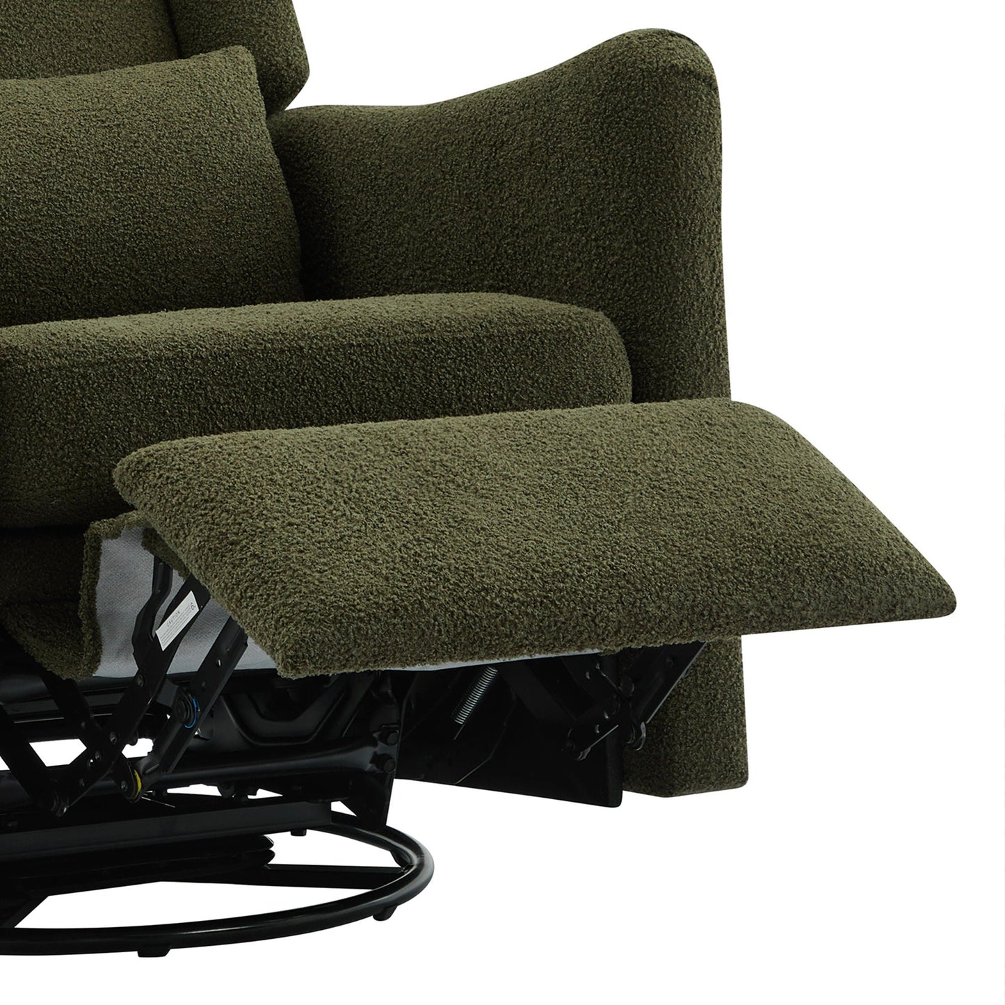 Wide Wingback Swivel Glider Rocker Recliner Chair