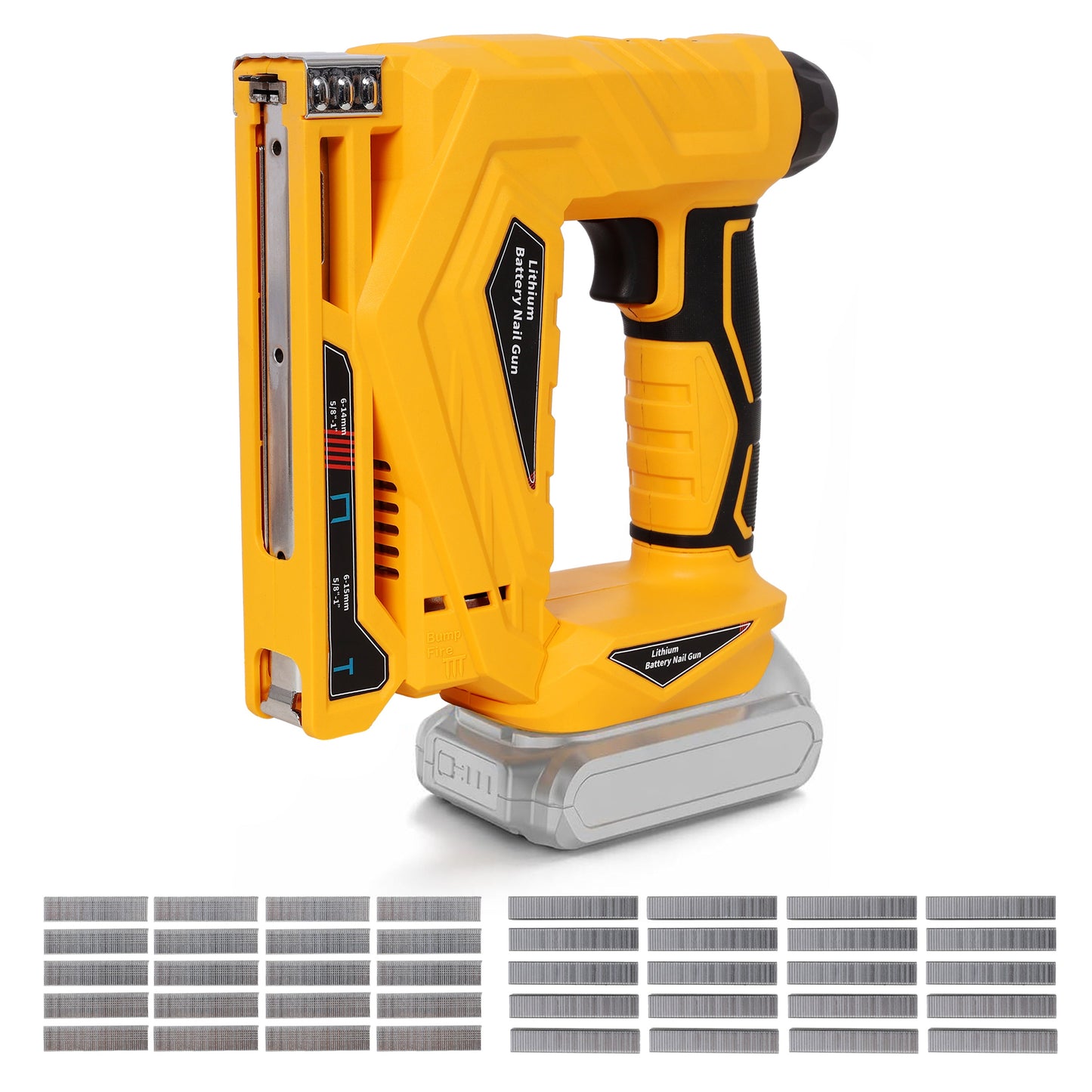 2-in-1 Cordless Brad Nailer & Narrow Crown Stapler