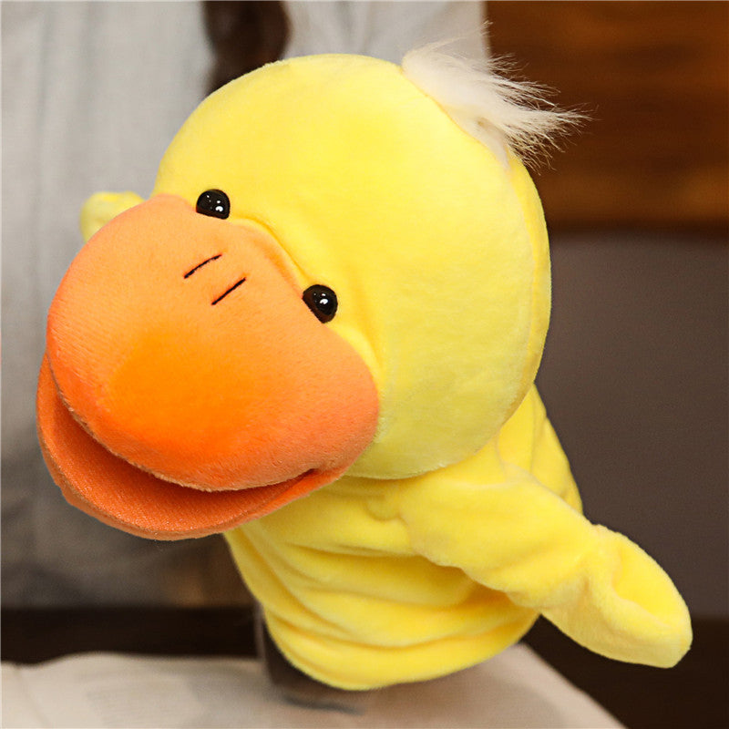 Hand puppet animal plush cartoon early childhood dolls, toys, children's kindergarten story telling, hand puppet creative wholesale