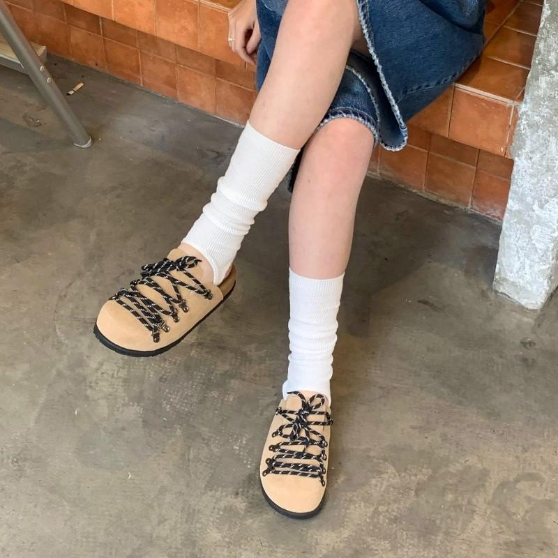 Strap Slip-on Closed-toe Mules