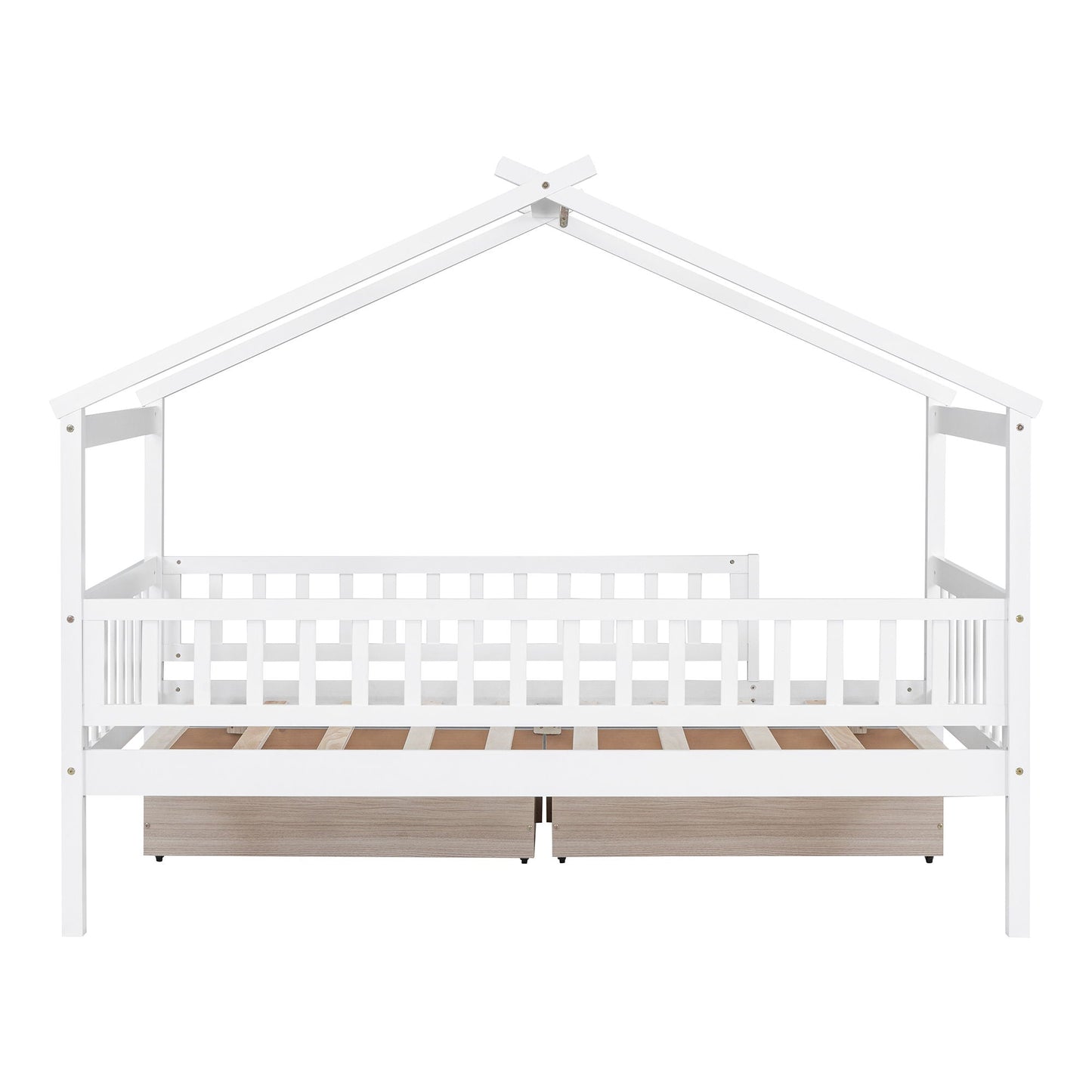 House Bed With 2 Drawers